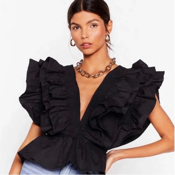 Nasty Gal Plunging V - NWT - Picture 3 of 5